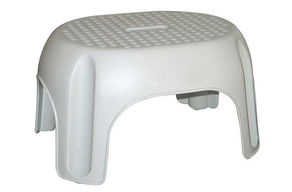 OPSTAPJES ONE STEP OPSTAPJE LICHTGRIJS 43X33XH24CM