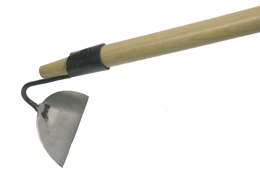 RASETTE A BETTERAVES FORGEE ET TREMPEE, DEMI LUNE 140 MM AVEC MANCHE 1,50 M