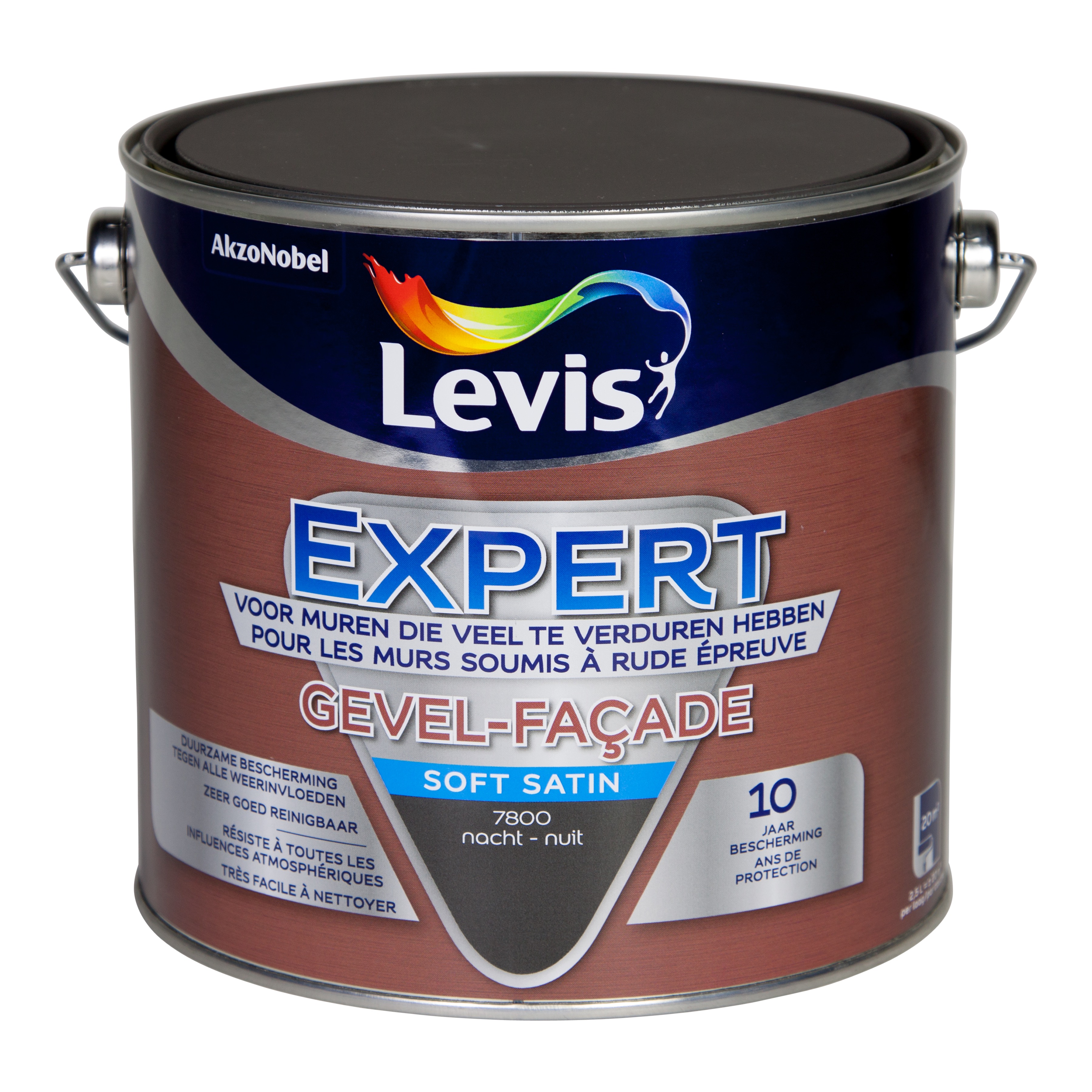 Plafondverf Expert Gevel Nacht Soft Satin 2,5 L