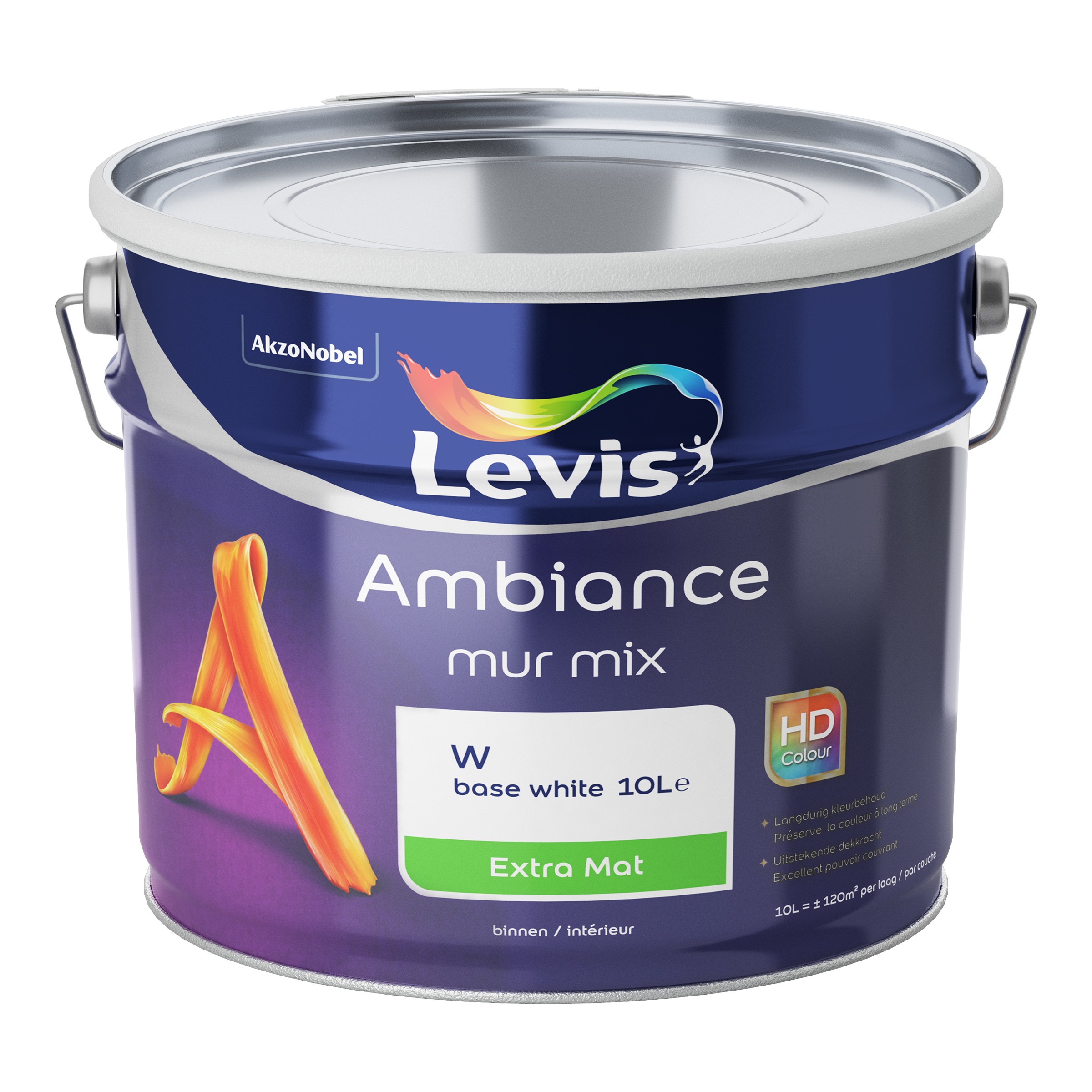 MUURVERF AMBIANCE MUR EXTRA MAT BASE W 10 L