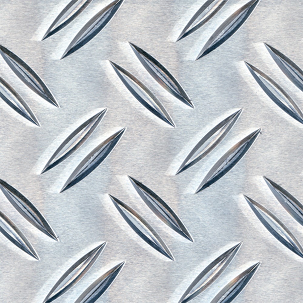 Structuurplaat, alu., blank, 250x500x1, 5