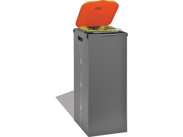 Support Sac Poubelle Orange Ecobox
