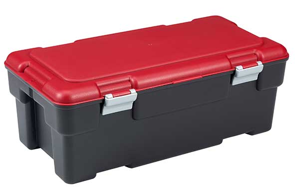 Doos Voyager Box 65l Zwart-rood 80.5x43x30.5c