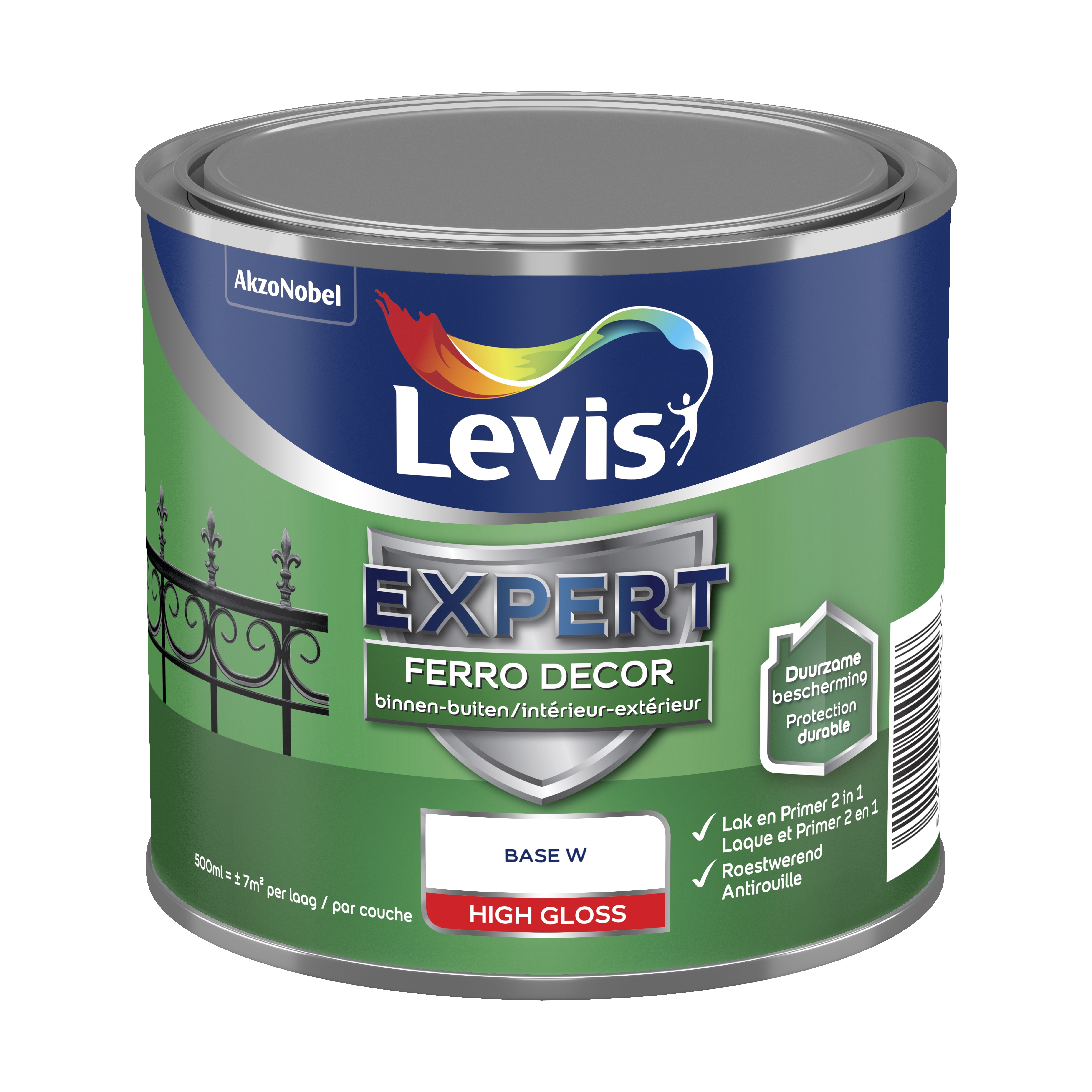 Roestwerende Ferro Decor Base W Brillant 0,5 L