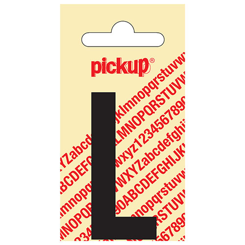 LETTER ZWART L 60 MM