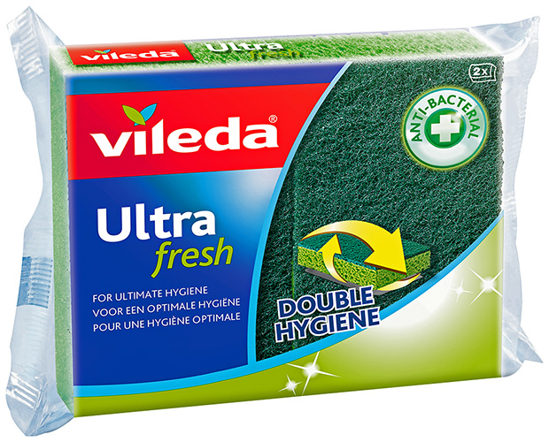 SCHUURSPONS ULTRA FRESH - 2 STUKS