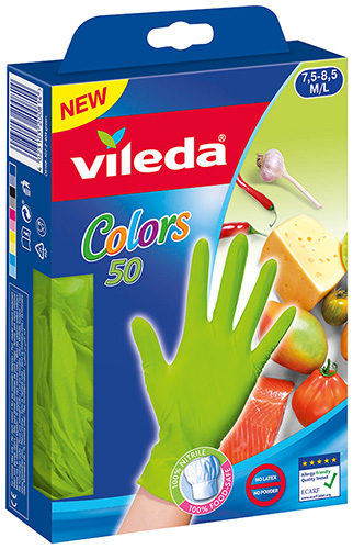 NITRIL HANDSCHOENEN COLORS M/L - 50 STUKS