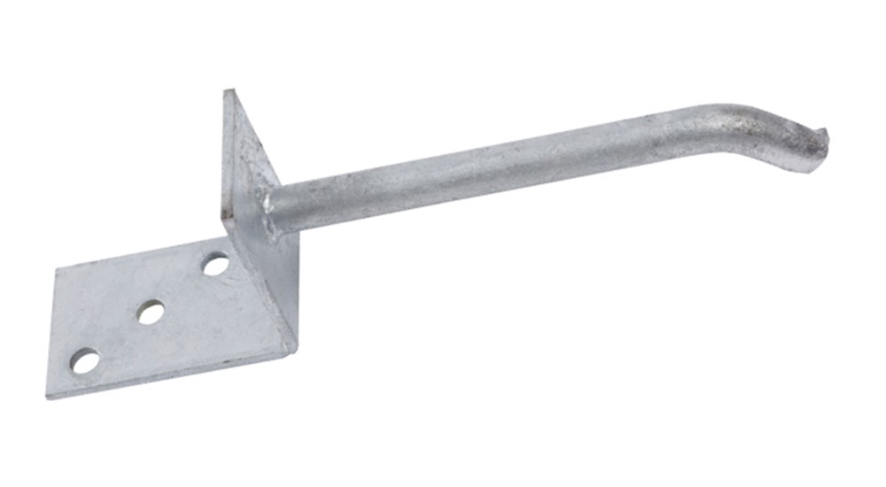 L Paalhouder 80x100mm