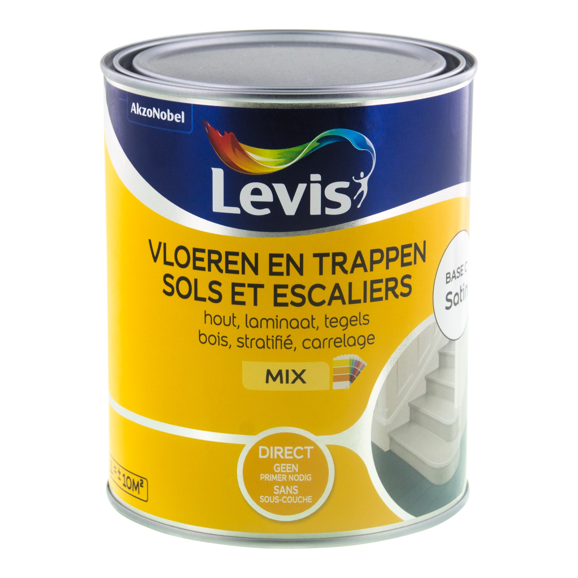 VLOERVERF SIMPLY REFRESH VLOEREN & TRAPPEN SATIN MIX CLEAR 930 ML