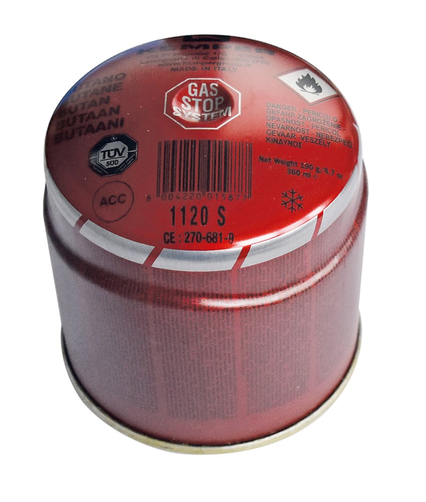 CARTOUCHE DE GAZ STOP-GAZ BUTANE, 190GR, EN 417