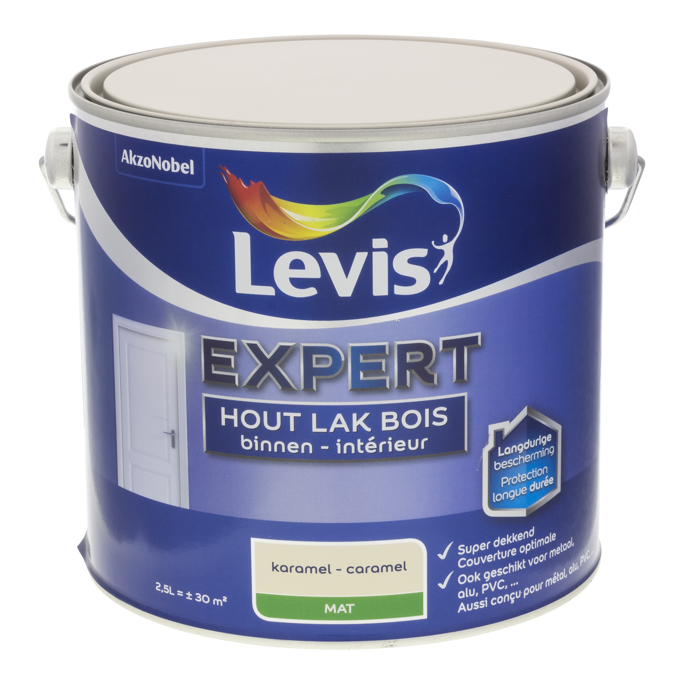 LAQUE EXPERT BOIS INTÉRIEUR MAT 2,5 L CARAMEL