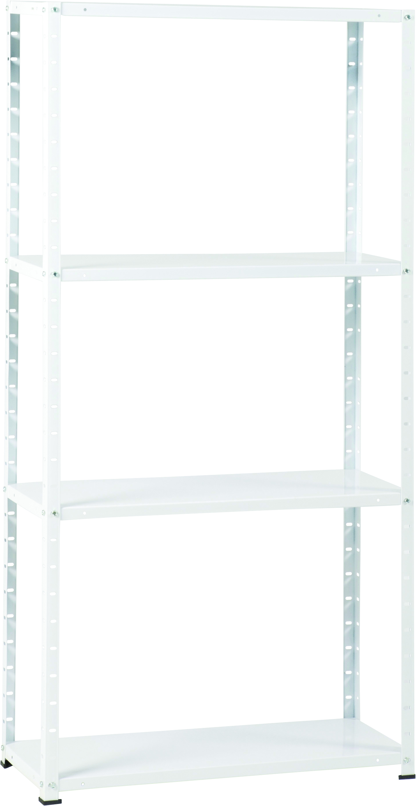 REK METAAL 40 150X75X30 4 LEGBORDEN WIT